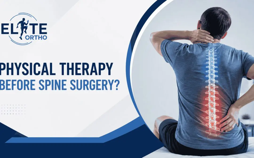 How Long Should You Try Physical Therapy Before Spine Surgery?